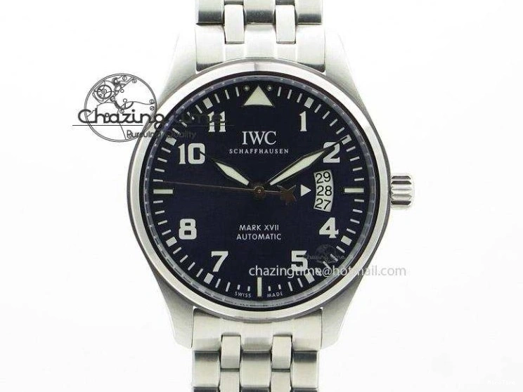 MIROTIME 0124 RelaxedFit Aquatimer Automatic IW329004 V6F 1:1 Best Edition Blue Dial on Rubber Strap MIYOTA 7095